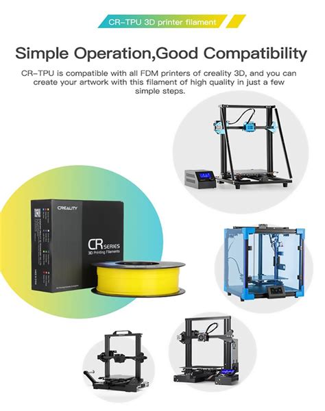 Creality Cr Mm Tpu D Printing Filament Kg White