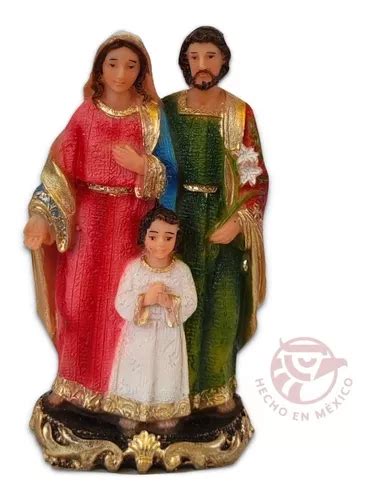 Sagrada Familia Nazaret Jesus Virgen Maria Jose 12cm Resina MercadoLibre