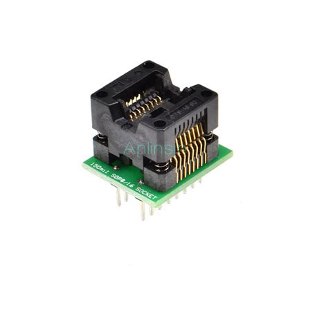 Soic16 Soic 16 Sop16 To Dip16 Programmer Adapter Socket Body Width 3