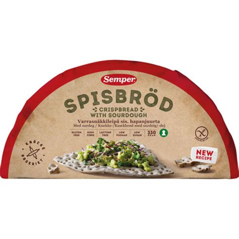 Køb Semper Spiseknækbrød Glutenfri 330 g - Mecindo