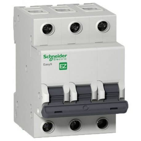 Автоматический выключатель, 3Р, 25А, В, 4,5кА, EZ9 Schneider Electric ...