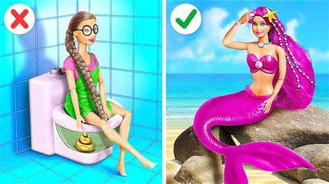 Barbie Es Nerd C Mo Convertirse En Sirena Transformaci N De Mu Eca