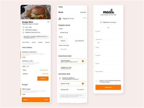 Food Ordering App Project By Kristaps Klavins On Dribbble