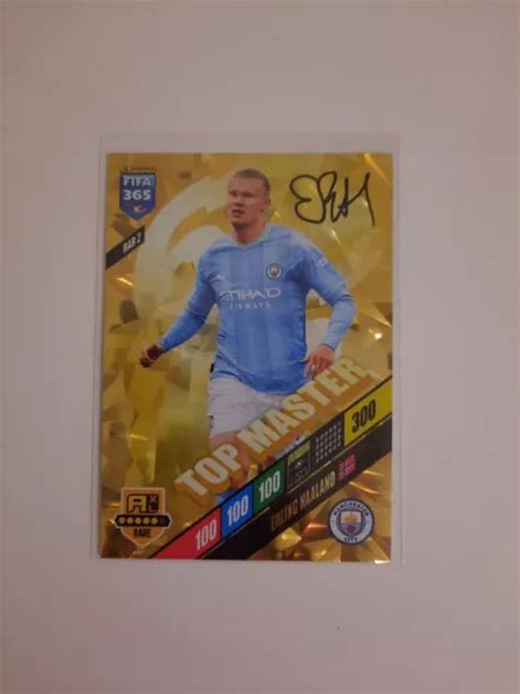 CARD PANINI ADRENALYN Fifa 365 2024 Top Master Rar 2 Erling Haaland EUR