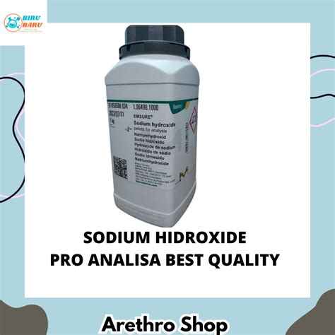 Jual Sodium Hidroxide Natrium Hidroksida Naoh Pro Analisa Gram