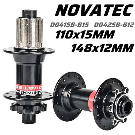 Bujes De Bicicleta Novatec D Sb B Boost Delanteros X Mm