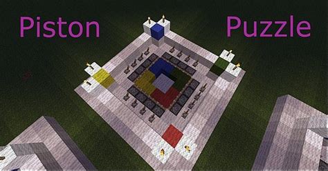 Piston Puzzle Minecraft Project