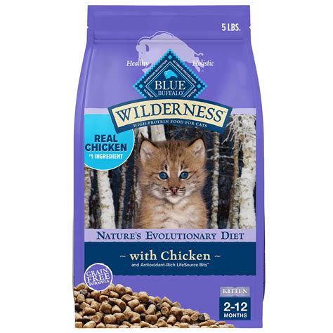 Blue Buffalo Blue Wilderness Natural High Protein Chicken Kitten Dry