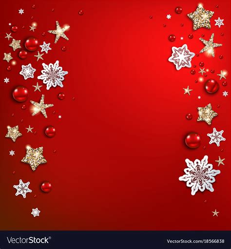 Holiday red christmas background Royalty Free Vector Image