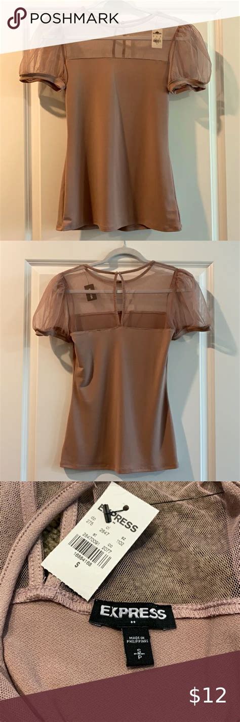 NWT Express Nude Top Small Nude Tops Tops Clothes Design