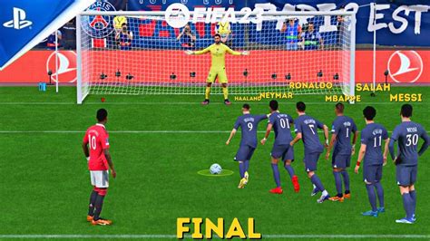 Man Utd Vs Psg Ronaldo Messi Neymar Mbappe Halaand Salah Fifa