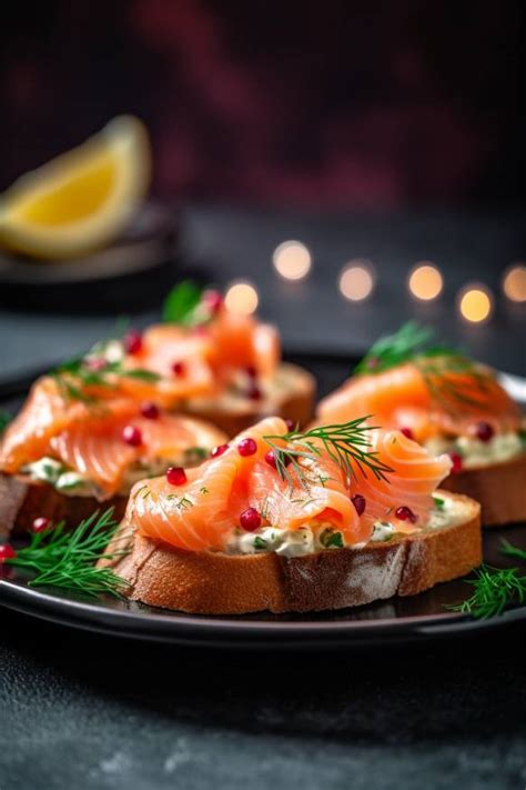 Lachs Crostini Perfekte Häppchen für den Sektempfang auf Hochzeiten