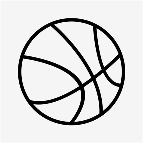 Vector Basketball Icon Ball Drawing Basketball Icons Clipart