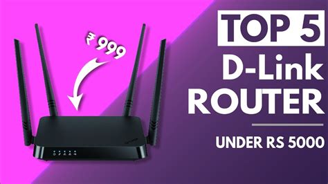 Top 5 Best D Link WiFi Router In India 2024 D Link WiFi Router Under