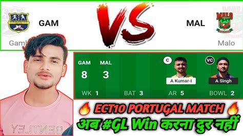 GAM Vs MAL Dream11 Prediction MAL Vs GAM Dream11 Team Today Match Gam