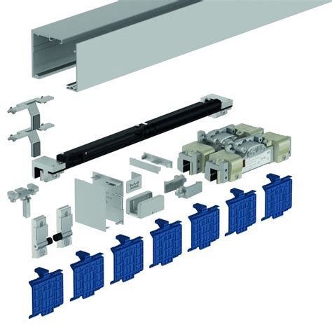 DORMA GLAS Schiebetürbeschlag MUTO Premium XL 80 Deckenmontage Aluminium