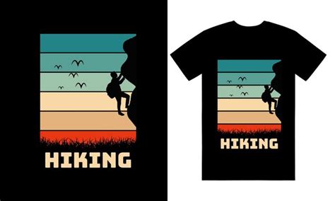 Premium Vector Hiking T Shirt Design