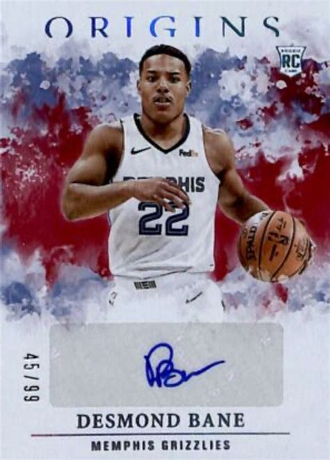 Desmond Bane Origins Ra Ban Rookie Autographs Red Price