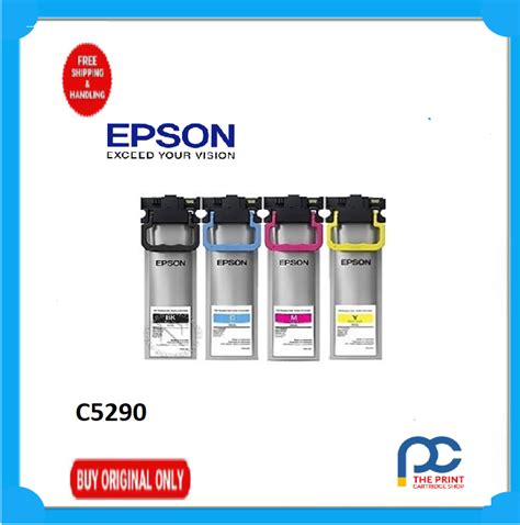 Epson Genuine 902XL BK C M Y High Yield Ink Set For WF C5290 WF C5790