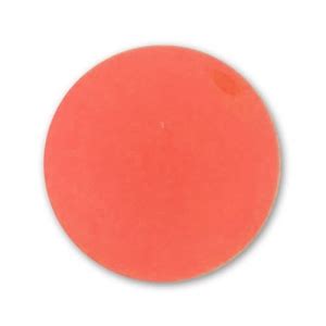 Perle ronde Polaris Dépolie 14 mm Coral Fluo x1 Perles Co