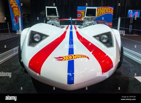 Toronto ON Canada February 21 2023 The Life Sized Hot Wheels 2001 Twin Mill From The Hot