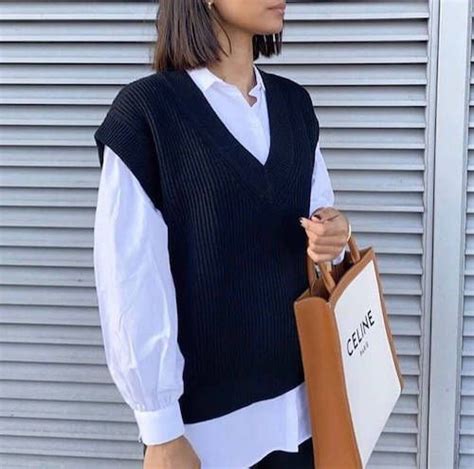 How To Style Sweater Vests For A Woman 2021 40 Trendiest Ways Vest