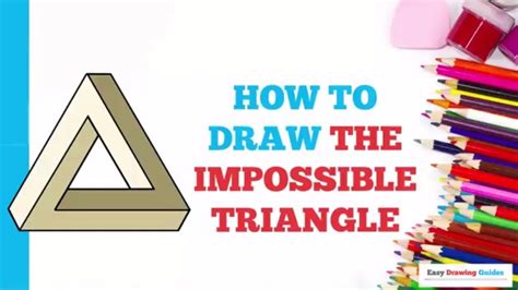 How To Draw The Impossible Triangle In A Few Easy Steps Drawing