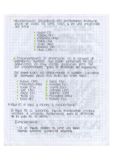 SOLUTION Biolog A 1 Bachillerato Composici N Qu Mica De Los Seres