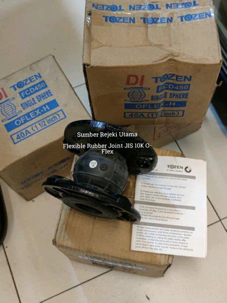 Jual Flexible Rubber Joint Jis K Flange Inch Dn O Flex Di