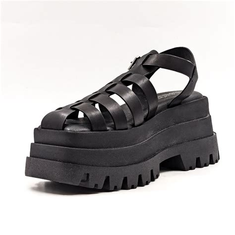 Naked Wolfe Women Devil Black Leather Platform Depop