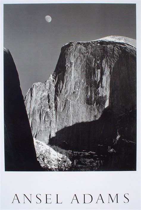 adams – Moon And Half Dome, Yosemite | Kerrisdale Gallery