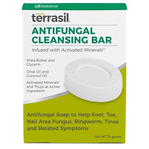 Terrasil Antifungal Soap Bar Medicated Cleansing Bar For Fungal