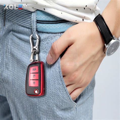 Buy Leather Tpu Car Remote Key Case Cover Shell Fob For Nissan X Trail