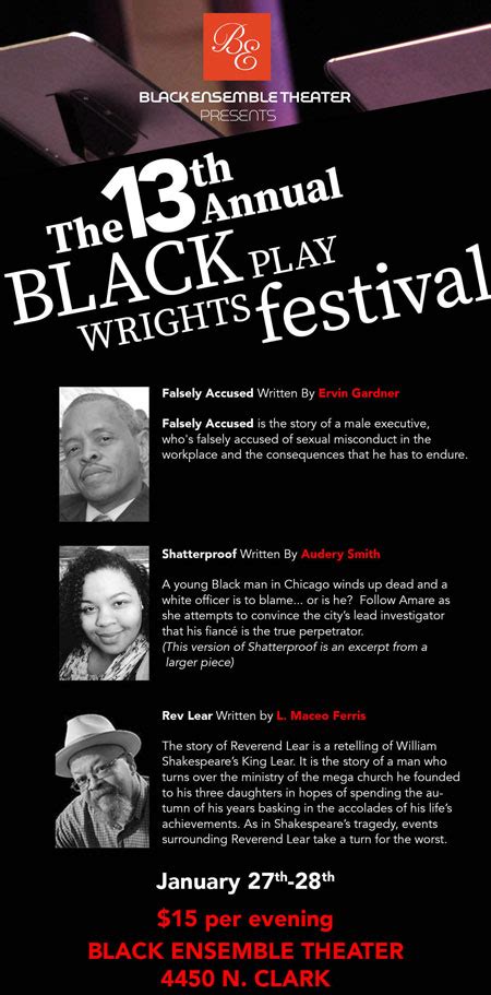 Uptown Update: Black Playwrights Festival At BET