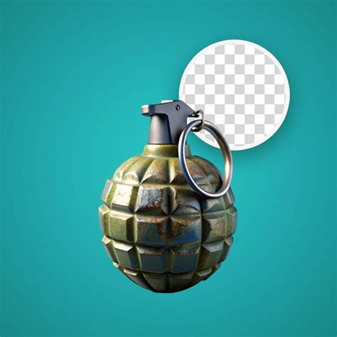 Premium Psd Hand Grenade Isolated On Transparent Background 3d