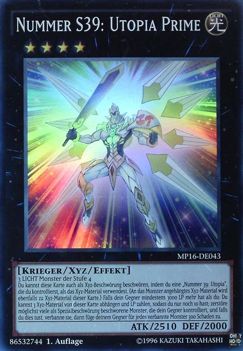 Card Gallerynumber S39 Utopia Prime Yu Gi Oh Wiki Fandom