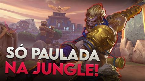 Sun Wukong Jungler SÓ Paulada Na Jungle ⚡ Smite Br Master Ranked