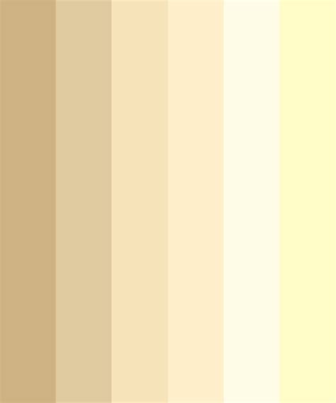 Pastel Beige Cream Color Scheme