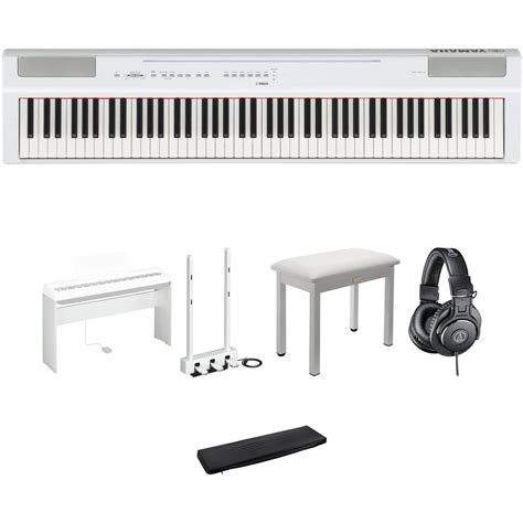 Yamaha P-125 88-Note Digital Piano and Home/Studio Deluxe Kit