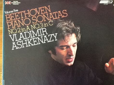 Beethoven Vladimir Ashkenazy Beethoven Piano Sonatas No 2 In A No 3 In C Volume 5 1977