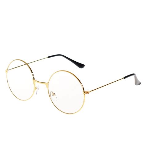 Vintage Retro Metalen Frame Clear Lens Bril Nerd G Grandado