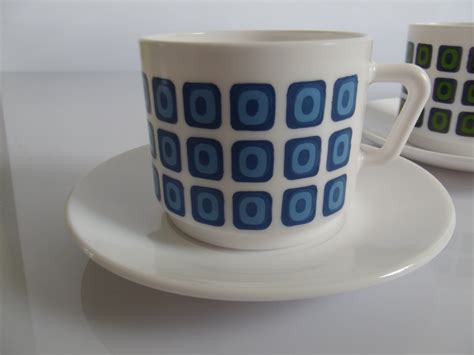 Arcopal France Vintage Cups And Saucers Coffee Cups Espresso Cups