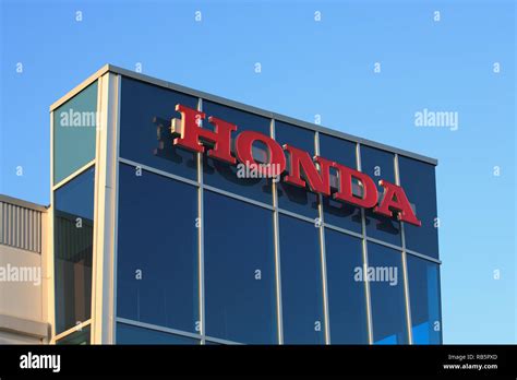 Dartmouth, Canada - August 02, 2015: Honda office building sign. Honda ...