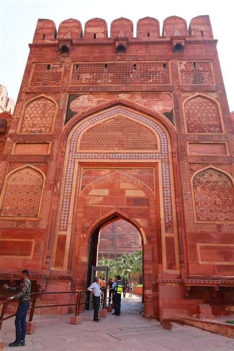 Agra Fort Is A Historical Fort In The City Of Agra Editorial Image