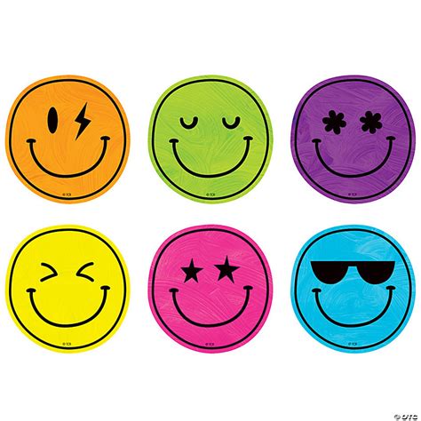 Teacher Created Resources Brights 4ever Smiley Faces Mini Accents 36