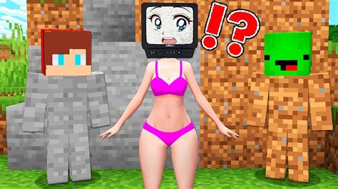 Jj Pranked Tv Woman With Camo Skin In Village Minecraft It Be A Trap