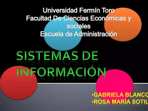 Sistemas De Información Ppt