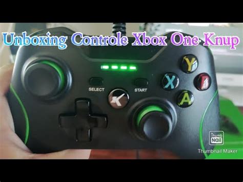 Unboxing Controle Xbox One Knup YouTube