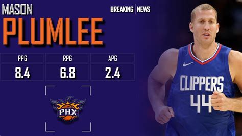 PHOENIX SUNS Mason Plumlee ᴴᴰ YouTube