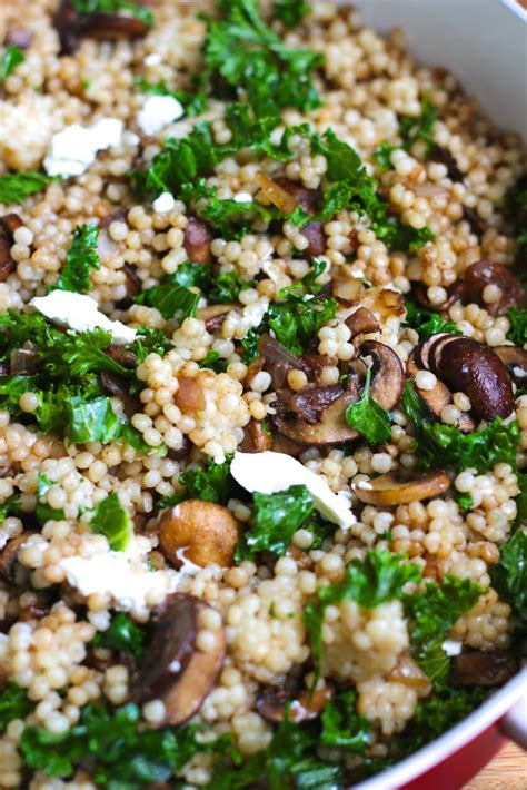 Balsamic Mushroom Pearl Couscous